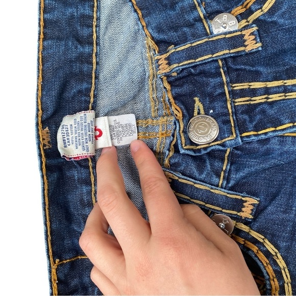 Vintage True Religion Jeans Size 34 BILLY SUPER QT RARE STITCH - Picture 10 of 12